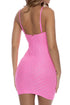 Luli Fama Brilla Diamond Cut Short Dress